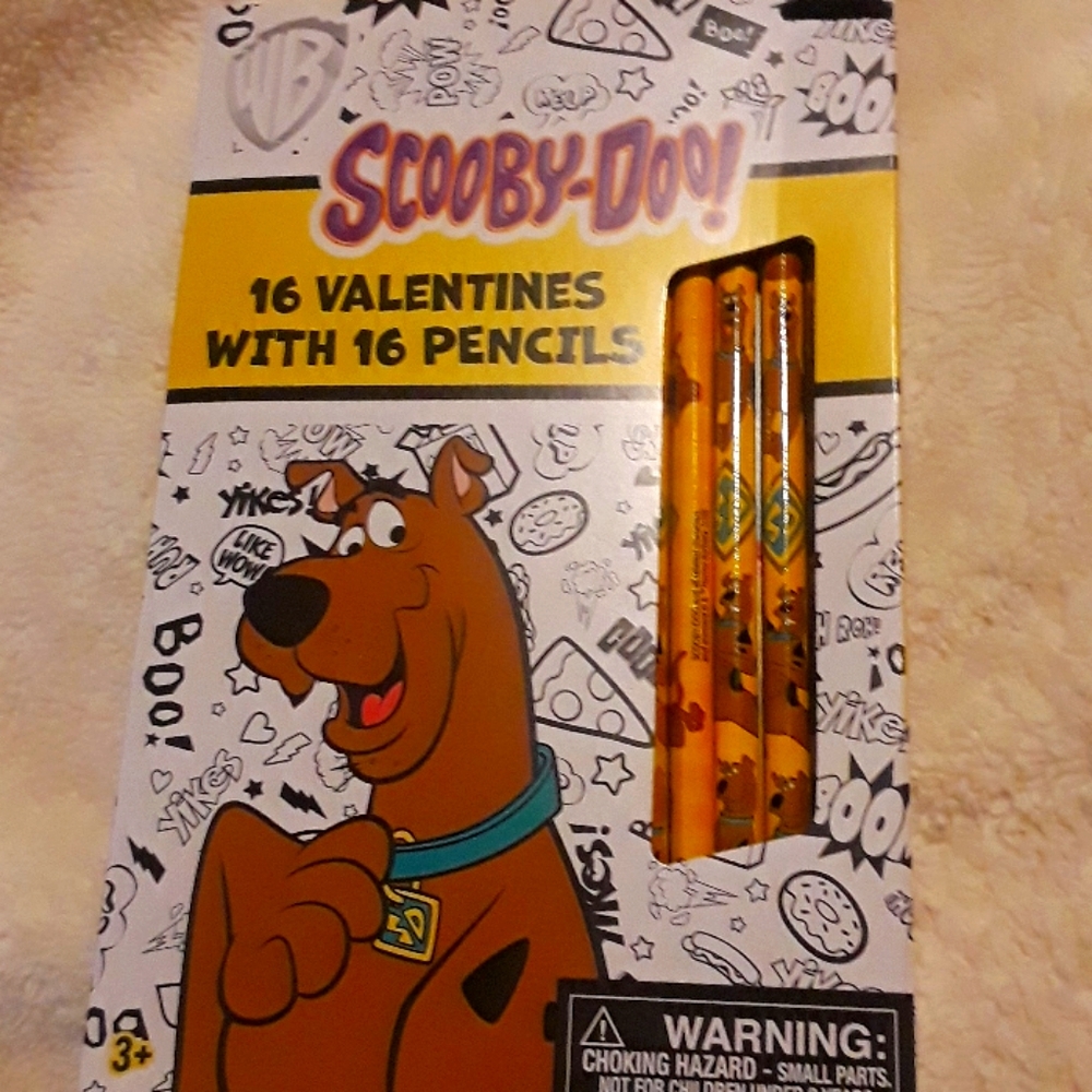 Scooby doo valentines and pencils / Bundle ONLY - Picture 1 of 3